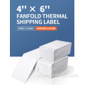 4x6 label fanfold termal